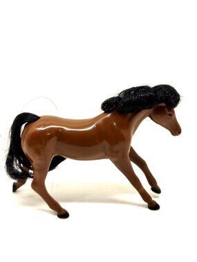 Empire Toys 3" Brown Horse w/ Black Mane & Tail #1 Vintage (G40)